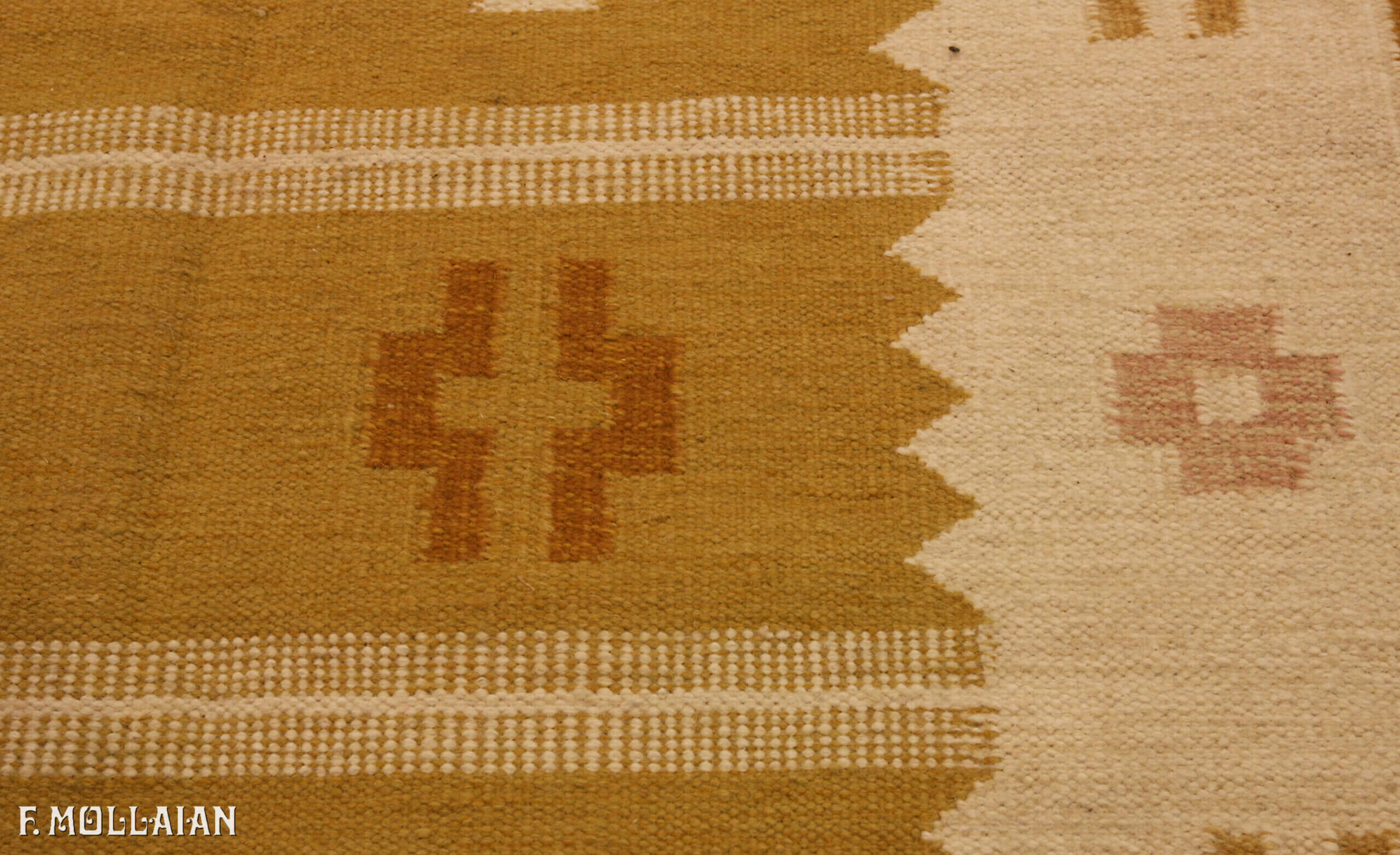 Semi-Antiker Schwedisch Kilim n°:70346983